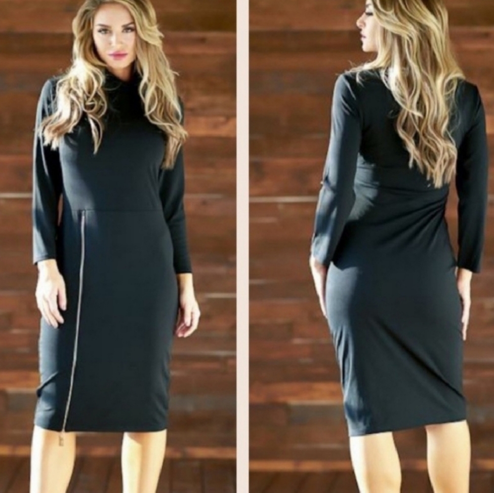 🌅Black Bodycon Dress